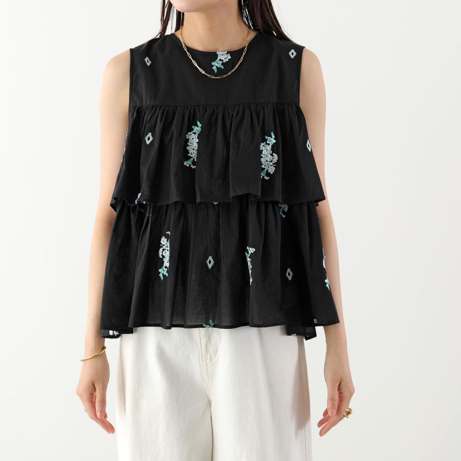 NE QUITTEZ PAS!（ヌキテパ） ne Quittez pas ブラウス Cotton Voile