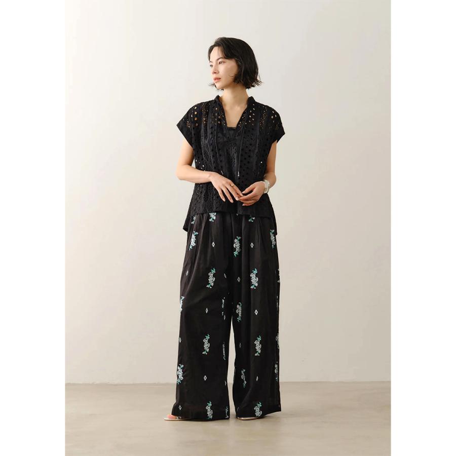 NE QUITTEZ PAS!（ヌキテパ） ne Quittez pas ワイドパンツ Cotton