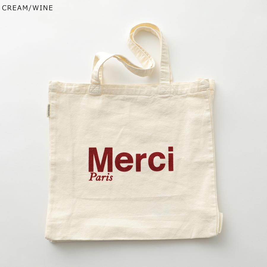 MERCI（メルシー） トートバッグ CABAS MERCI レディース ロゴ