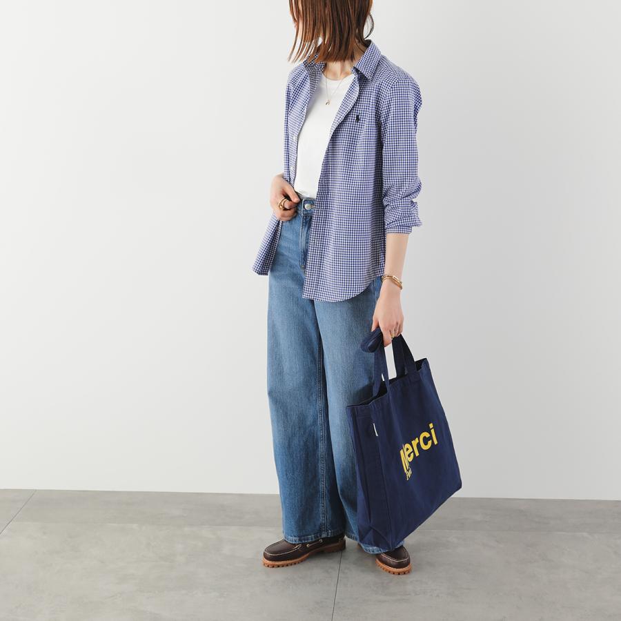 MERCI（メルシー） トートバッグ CABAS MERCI レディース ロゴ
