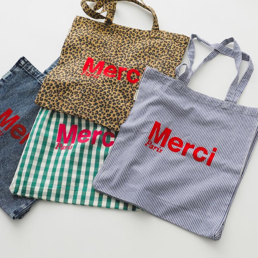 MERCI（メルシー） トートバッグ CABAS MERCI レディース ロゴ