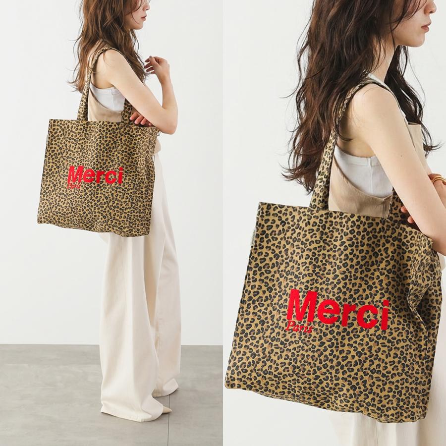 MERCI（メルシー） トートバッグ CABAS MERCI レディース ロゴ