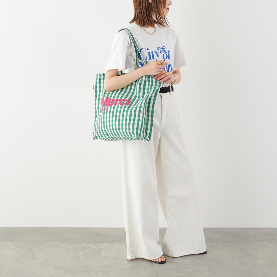 MERCI（メルシー） トートバッグ CABAS MERCI レディース ロゴ