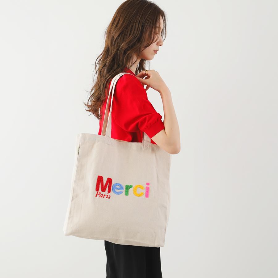 MERCI（メルシー） トートバッグ CABAS MERCI BOUCLETTE レディース