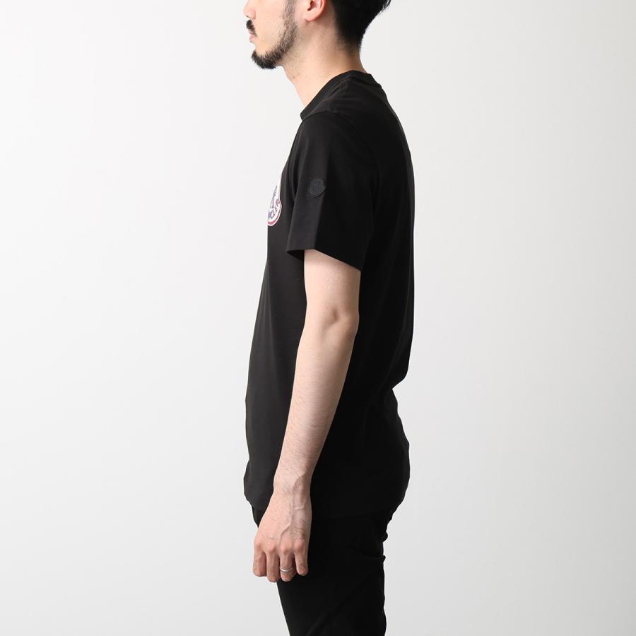 MONCLER モンクレール Tシャツ 8C00034 89B8U メンズ 半袖 カットソー ロゴT クルーネック コットン 999 L10918C0003489B8U999の画像