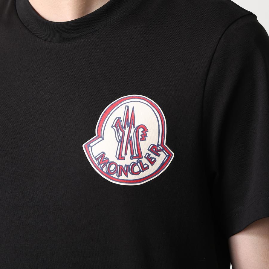 MONCLER モンクレール Tシャツ 8C00034 89B8U メンズ 半袖 カットソー ロゴT クルーネック コットン 999 L10918C0003489B8U999の画像