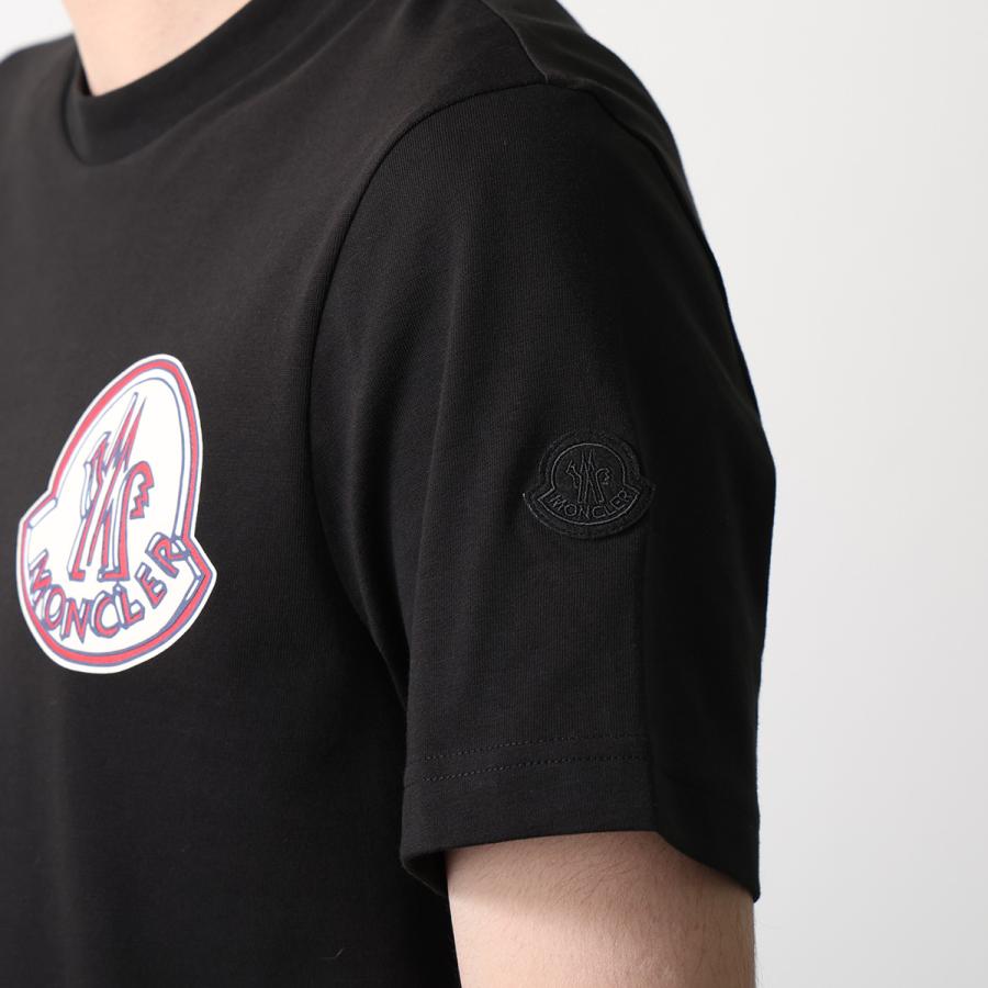MONCLER モンクレール Tシャツ 8C00034 89B8U メンズ 半袖 カットソー ロゴT クルーネック コットン 999 L10918C0003489B8U999の画像