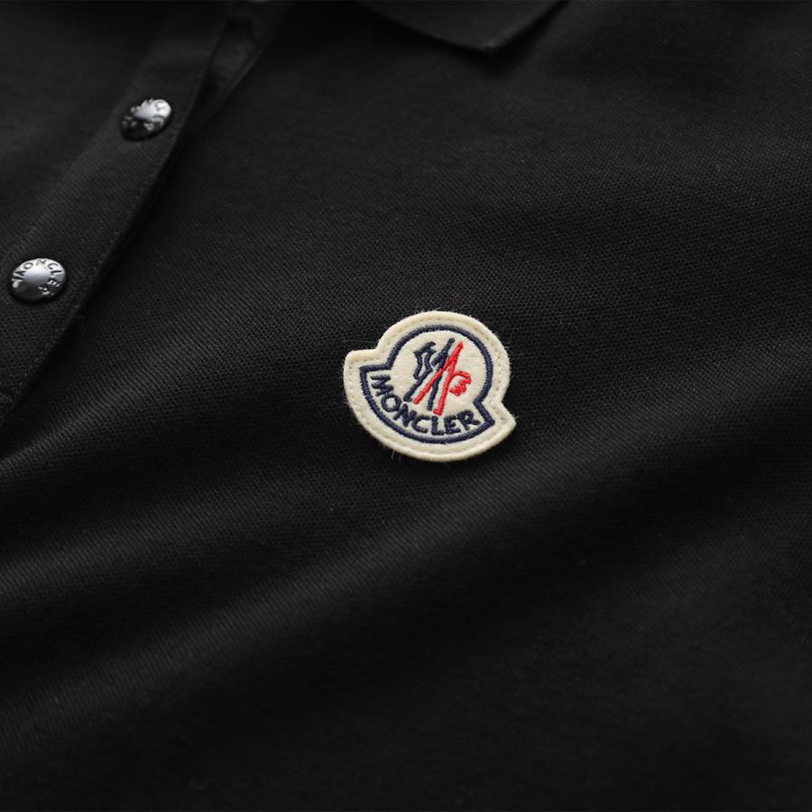 MONCLER モンクレール ポロシャツ 8A00004 84720 レディース コットンピケ ロゴパッチ 半袖 999の画像
