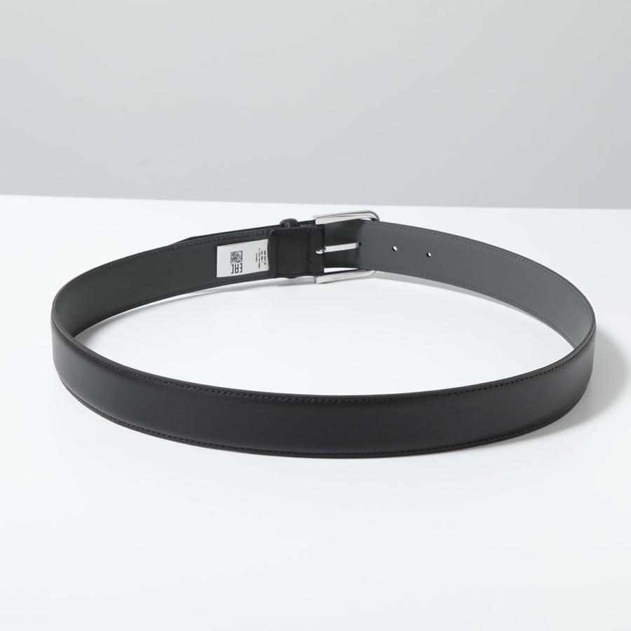 【未使用/付属品】ヒューゴボス　ベルト　レザー　メタルバックル　ロゴ刻印 HUGO BOSS（ヒューゴ・ボス） ベルト Navya-St Sz35 50553388 メンズ