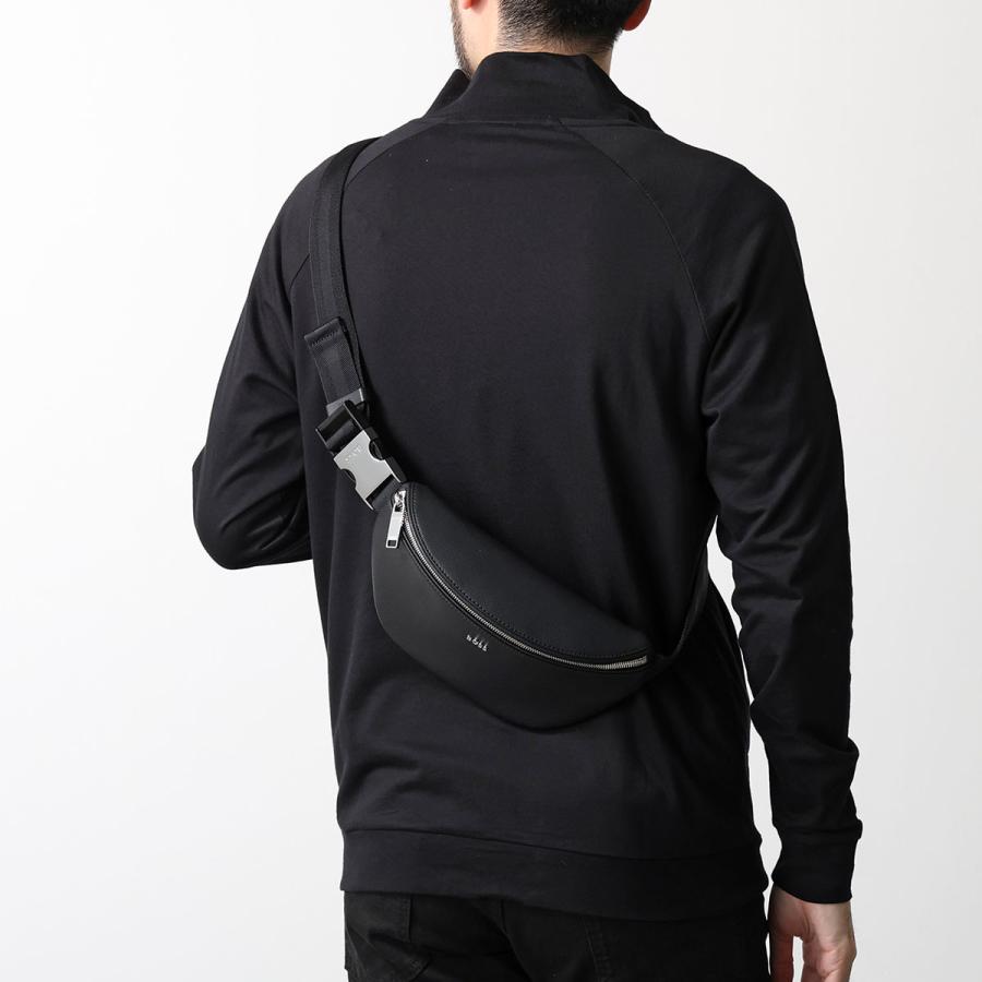 HUGO BOSS ヒューゴボス ボディバッグ Daxter Bumbag 50563859 メンズ ショルダーバッグ クロスボディ メタルロゴ リサイクルレザー 鞄 001の画像