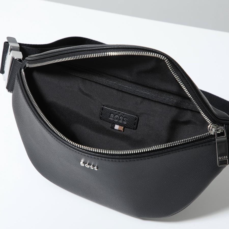 HUGO BOSS ヒューゴボス ボディバッグ Daxter Bumbag 50563859 メンズ ショルダーバッグ クロスボディ メタルロゴ リサイクルレザー 鞄 001の画像