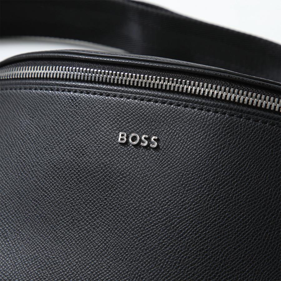 HUGO BOSS ヒューゴボス ボディバッグ Daxter Bumbag 50563859 メンズ ショルダーバッグ クロスボディ メタルロゴ リサイクルレザー 鞄 001の画像