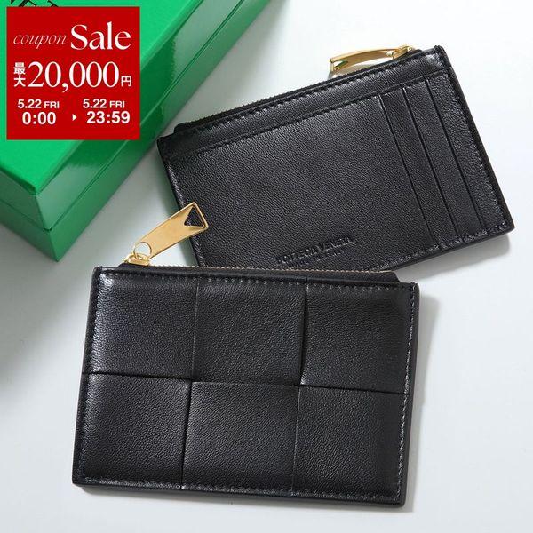 BOTTEGA VENETA ボッテガヴェネタ コインケース CASSETTE 765460 VCQC4 メンズ マキシイントレチャート レザー カードケース フラグメントケースの画像