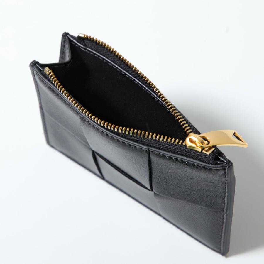 BOTTEGA VENETA ボッテガヴェネタ コインケース CASSETTE 765460 VCQC4 メンズ マキシイントレチャート レザー カードケース フラグメントケースの画像