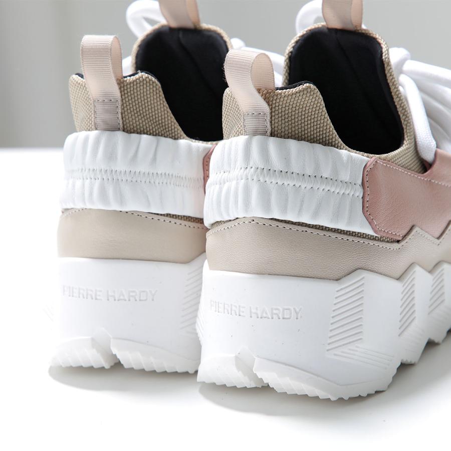 PIERRE HARDY ピエールアルディ スニーカー TREK COM トレックコメット NS04Z レディース ローカット レザー 厚底 5cm シューズ 靴  MULTI-OFF-WHITEの画像