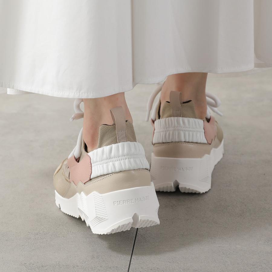 PIERRE HARDY ピエールアルディ スニーカー TREK COM トレックコメット NS04Z レディース ローカット レザー 厚底 5cm シューズ 靴  MULTI-OFF-WHITEの画像