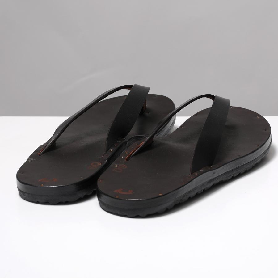 JUTTA NEUMANN ユッタニューマン トングサンダル JAMES ジェームス メンズ レザー BIRKENSTOCK SOLE フラット シューズ 靴の画像