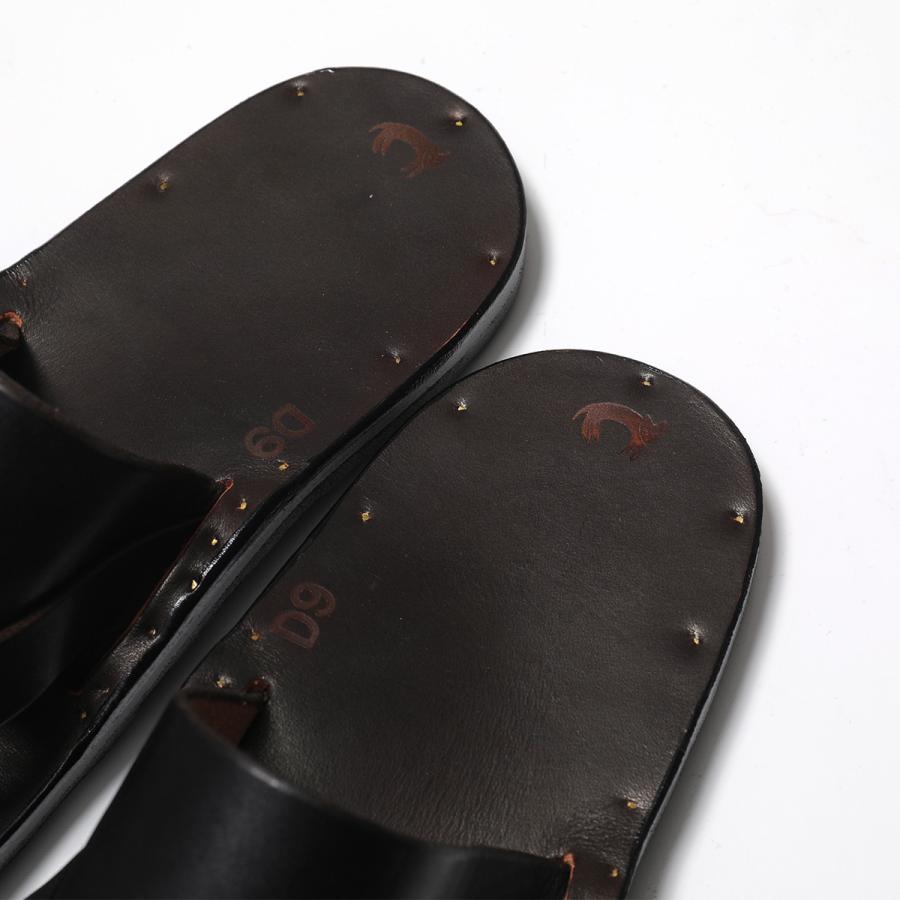 JUTTA NEUMANN ユッタニューマン トングサンダル FRANK フランク メンズ レザー クロスベルト BIRKENSTOCK SOLE フラット シューズ 靴の画像