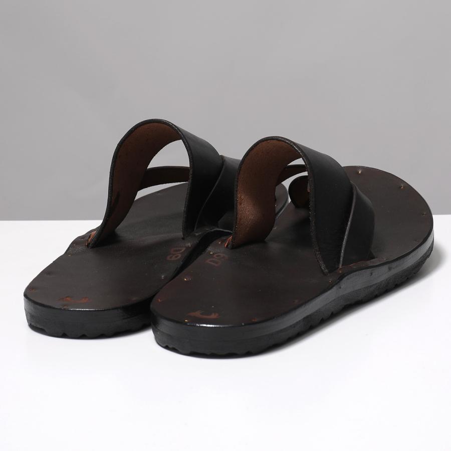 JUTTA NEUMANN ユッタニューマン トングサンダル FRANK フランク メンズ レザー クロスベルト BIRKENSTOCK SOLE フラット シューズ 靴の画像