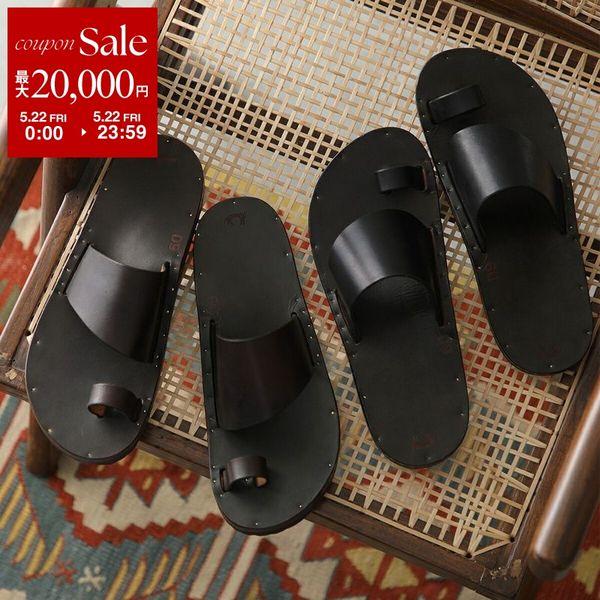 JUTTA NEUMANN ユッタニューマン トングサンダル ALICE RD アリス メンズ レザー BIRKENSTOCK SOLE フラット シューズ 靴の画像