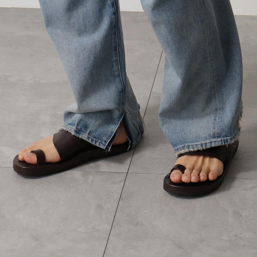 JUTTA NEUMANN ユッタニューマン トングサンダル ALICE RD アリス メンズ レザー BIRKENSTOCK SOLE フラット シューズ 靴の画像