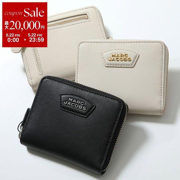 未使用級　マークジェイコブス　二つ折り財布　ザ　レザーミニコンパクトウォレット MARC JACOBS（マーク・ジェイコブス） 二つ折り財布 ザ エブリデイ