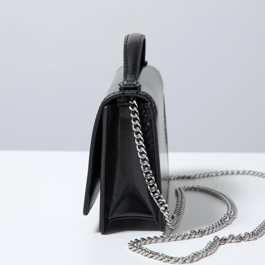 MARC JACOBS マークジェイコブス ショルダーバッグ ザ グラム ミラー ミニ バッグ 2R5SMN030S01 レディース レザー ロゴ チェーン 鞄 001/BLACKの画像