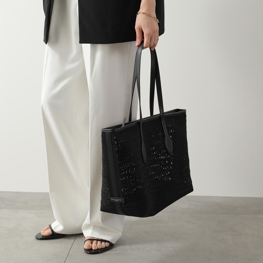 GIANNI CHIARINI ブラックトートバッグ GIANNI CHIARINI（ジャンニ キアリーニ） トートバッグ MASHUP