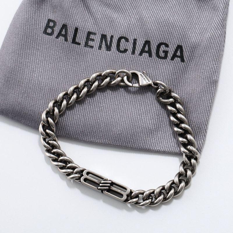 BALENCIAGA（バレンシアガ） グルメットブレスレット BB Icon Thin