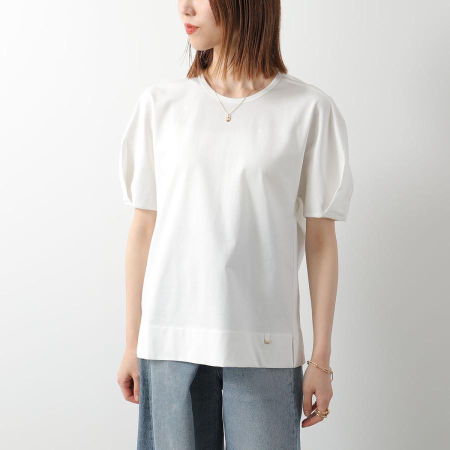 ヘルノHERNO /コットン編みジャージー半袖カットソー/48/トープ HERNO（ヘルノ） Tシャツ JG000319D 52134 レディース トップス