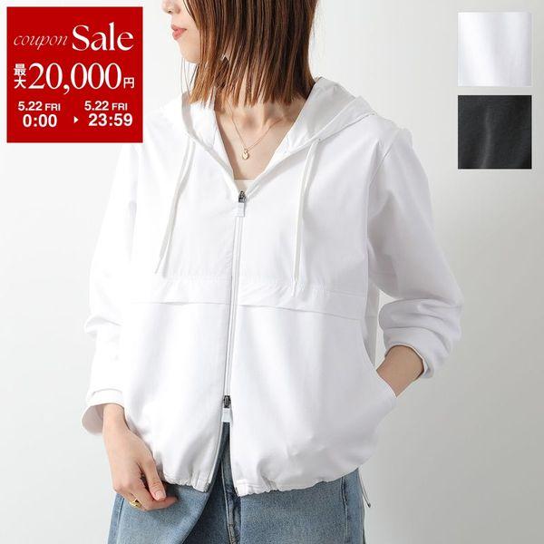 HERNO ヘルノ ジップアップパーカー JC000100D 56031 レディース ダブルフェイスインターロック＆ナイロンマエストロ パーカ JC000100D560319300の画像