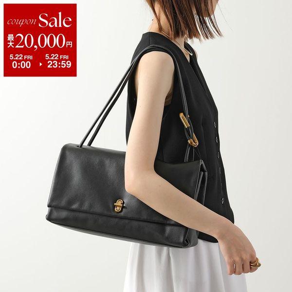 MARC JACOBS マークジェイコブス ハンドバッグ ザ レザー デュアル ショルダー ラージ 2F4HSH011H04 レディース 鞄 001/BLACKの画像
