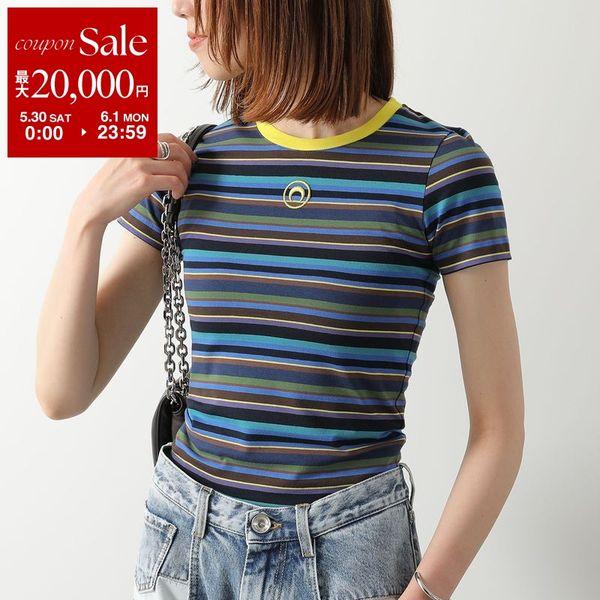 【ばあ】MARINE SERRE 　マリーンセル　トップス MARINE SERRE（マリーンセル） マリーン セル 半袖 Tシャツ Deadstock