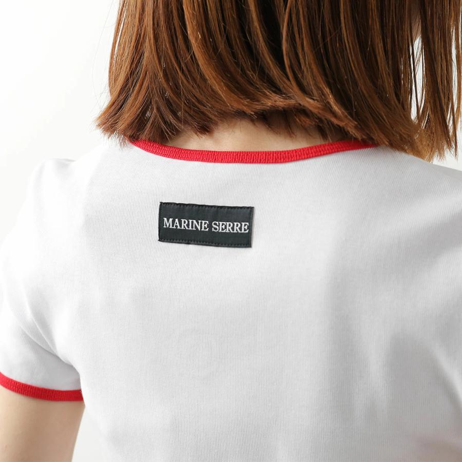 MARINE SERRE（マリーンセル） マリーン セル リンガーTシャツ Moon