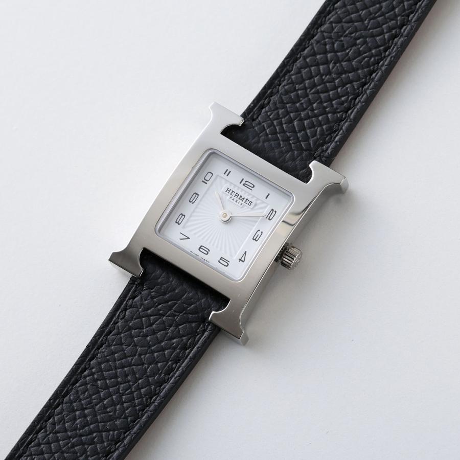 HERMES エルメス 腕時計 Hウォッチ レディース クォーツ 箱付き 美品 HERMES（エルメス） 腕時計 H watch PM 25 mm Hウォッチ W036704WW00