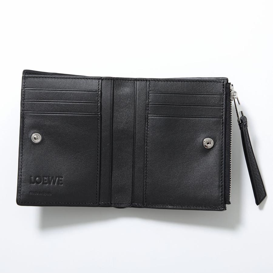 LOEWE ロエベ 二つ折り財布 PUZZLE EDGE SLIM パズル C510W73X14 メンズ アナグラム サプルグレインカーフ コンパクト ウォレット 1100の画像