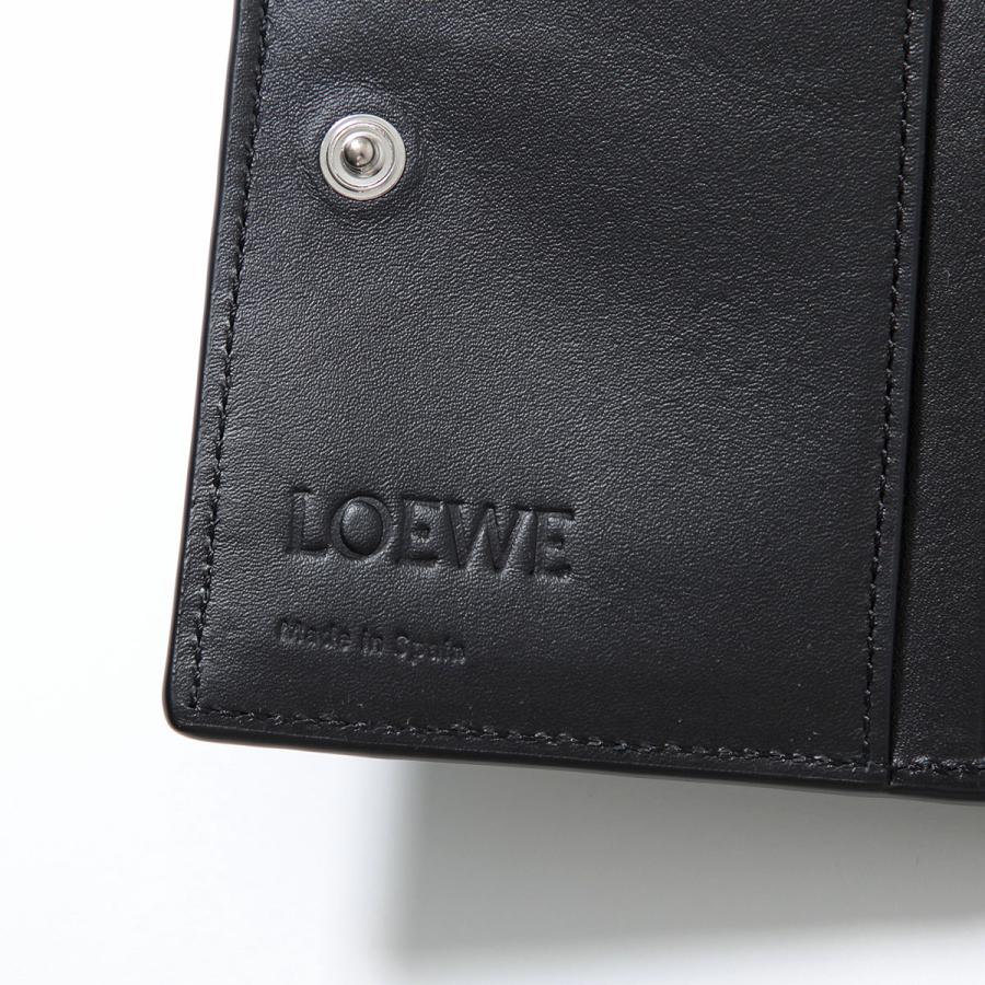 LOEWE ロエベ 二つ折り財布 PUZZLE EDGE SLIM パズル C510W73X14 メンズ アナグラム サプルグレインカーフ コンパクト ウォレット 1100の画像
