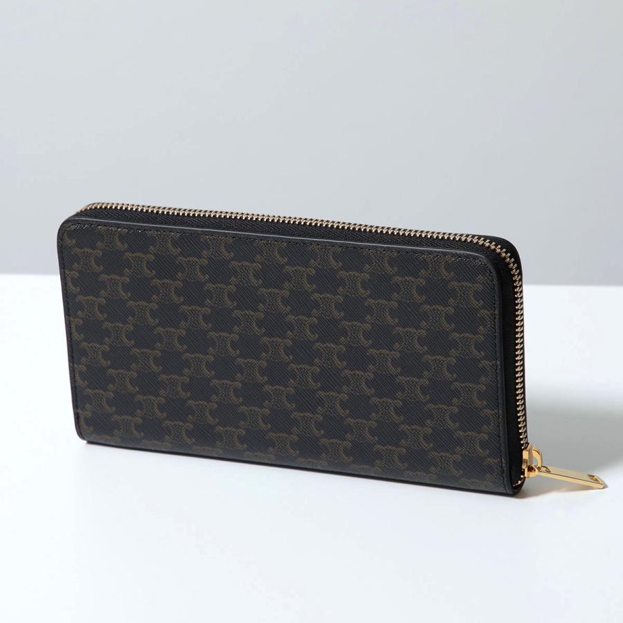 CELINE セリーヌ 長財布 Large Zip Wallet ラージ ジップウォレット 10B552BQ3.38NO レディース トリオンフキャンバス ラウンドジップの画像