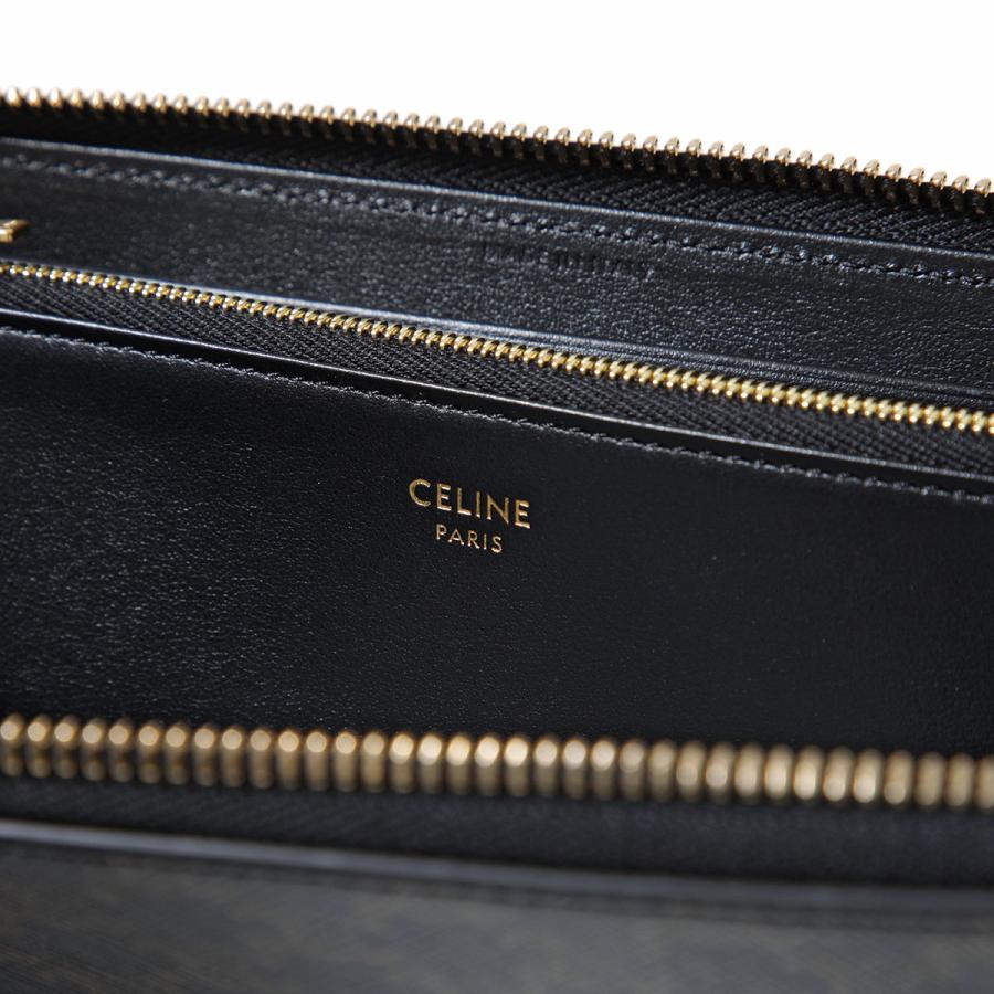 CELINE セリーヌ 長財布 Large Zip Wallet ラージ ジップウォレット 10B552BQ3.38NO レディース トリオンフキャンバス ラウンドジップの画像