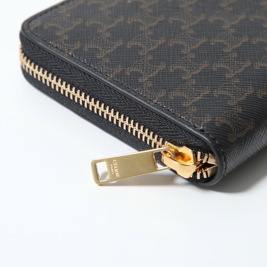 CELINE セリーヌ 長財布 Large Zip Wallet ラージ ジップウォレット 10B552BQ3.38NO レディース トリオンフキャンバス ラウンドジップの画像