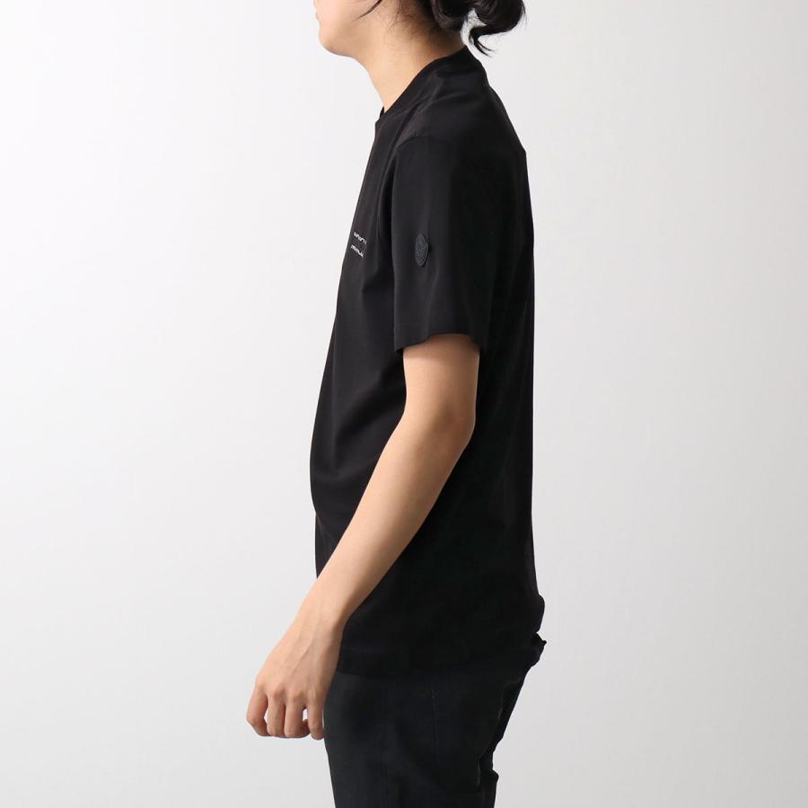 MONCLER モンクレール Tシャツ 8C00007 89AYW メンズ プリントロゴ クルーネック コットンジャージ 半袖 8C0000789AYW999の画像