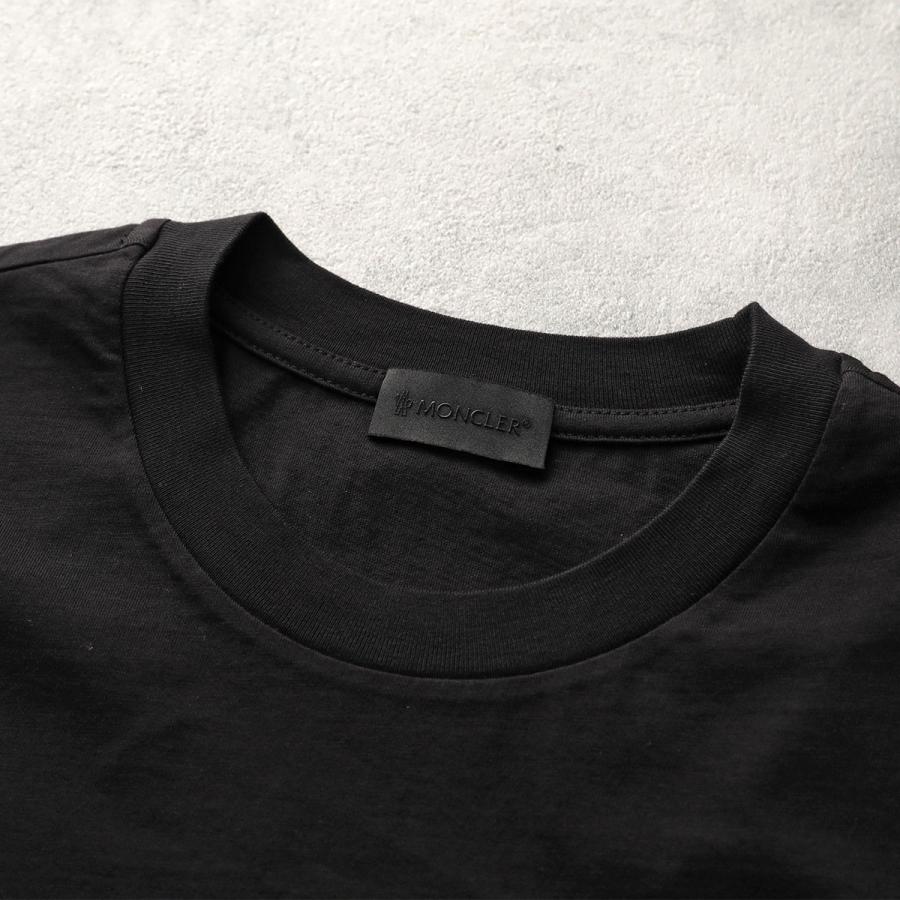 MONCLER モンクレール Tシャツ 8C00007 89AYW メンズ プリントロゴ クルーネック コットンジャージ 半袖 8C0000789AYW999の画像