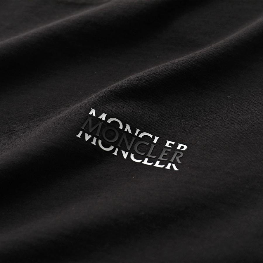 MONCLER モンクレール Tシャツ 8C00007 89AYW メンズ プリントロゴ クルーネック コットンジャージ 半袖 8C0000789AYW999の画像
