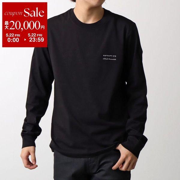 MONCLER モンクレール ロングスリーブTシャツ 8D00004 89AYW メンズ プリントロゴ クルーネック コットンジャージ 長袖 8D0000489AYW999の画像
