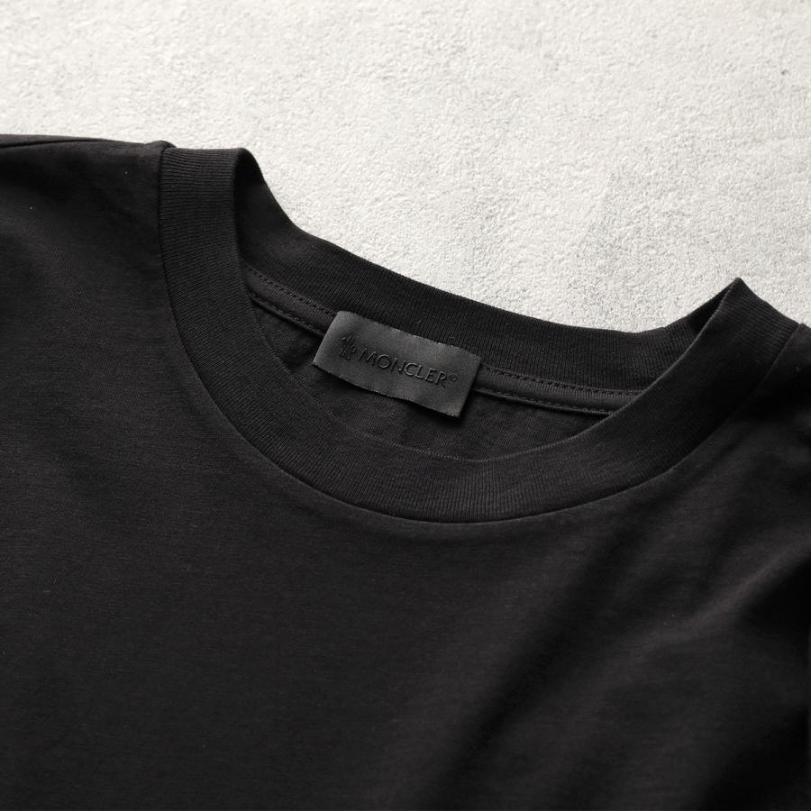 MONCLER モンクレール ロングスリーブTシャツ 8D00004 89AYW メンズ プリントロゴ クルーネック コットンジャージ 長袖 8D0000489AYW999の画像