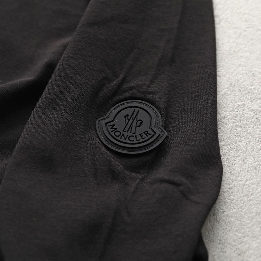 MONCLER モンクレール ロングスリーブTシャツ 8D00004 89AYW メンズ プリントロゴ クルーネック コットンジャージ 長袖 8D0000489AYW999の画像