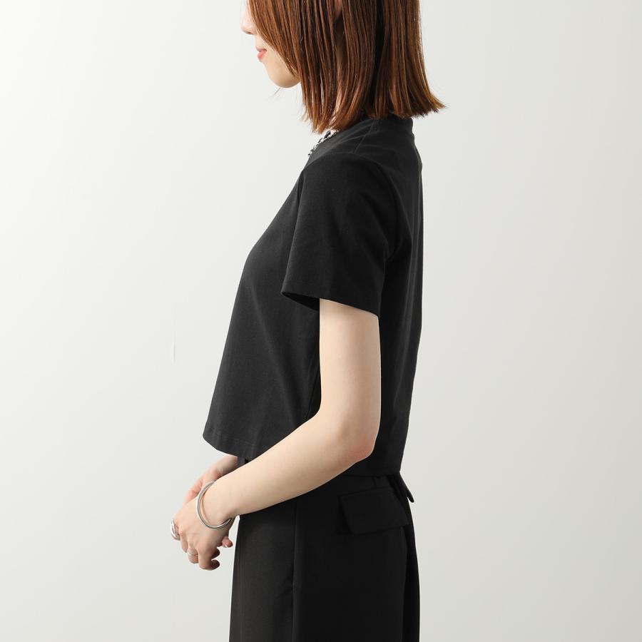 Calvin Klein カルバンクライン Tシャツ A - SS LOGO CROPPED TEE LV047AB213 レディース ロゴ 半袖 クルーネック クロップド丈の画像