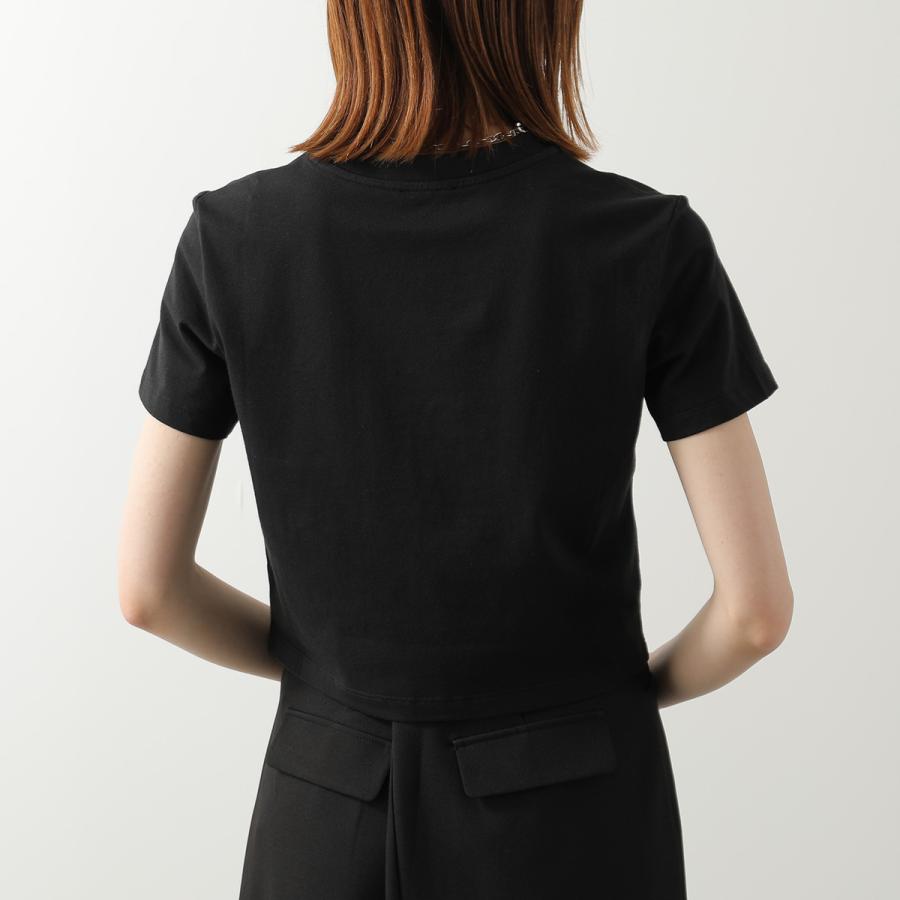 Calvin Klein カルバンクライン Tシャツ A - SS LOGO CROPPED TEE LV047AB213 レディース ロゴ 半袖 クルーネック クロップド丈の画像