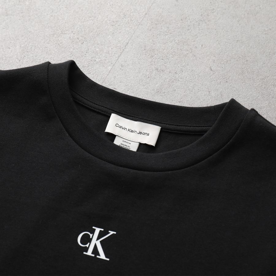 Calvin Klein カルバンクライン Tシャツ A - SS LOGO CROPPED TEE LV047AB213 レディース ロゴ 半袖 クルーネック クロップド丈の画像
