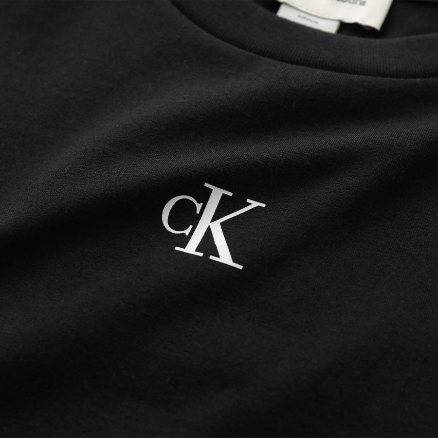Calvin Klein カルバンクライン Tシャツ A - SS LOGO CROPPED TEE LV047AB213 レディース ロゴ 半袖 クルーネック クロップド丈の画像